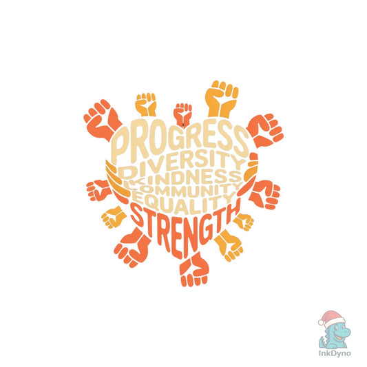 Black History Month Equality Design - DTF Transfer