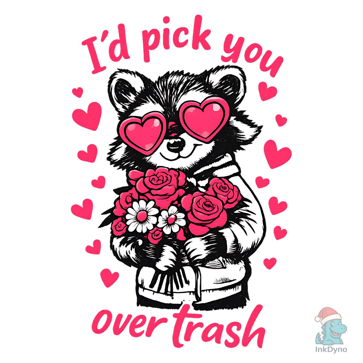 I'd Pick You over Trash Valentines