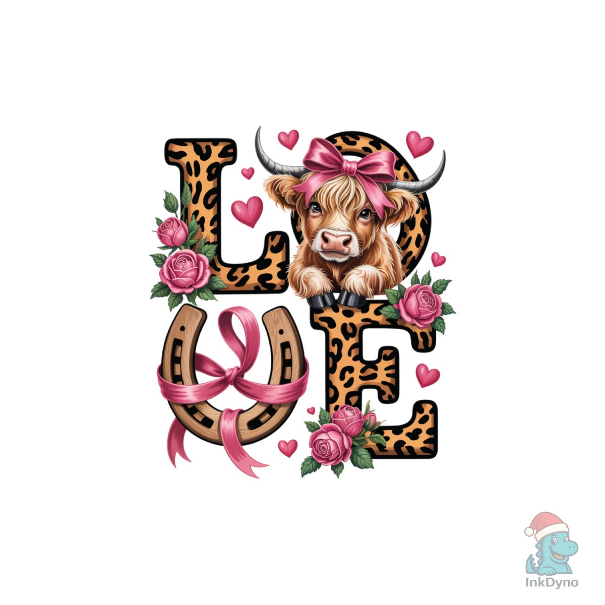 Love Cow Western Valentine's Day