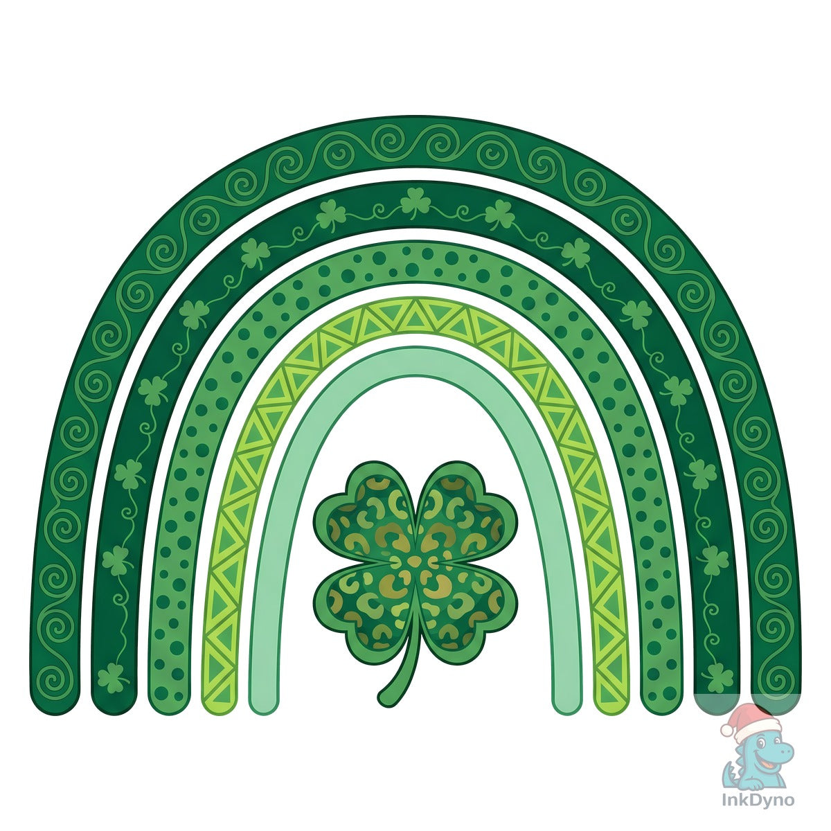 St Patrick's Day Boho Rainbow