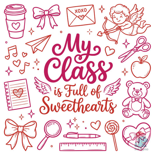 Coquette Teacher Valentine Classroom - DTF Transfer