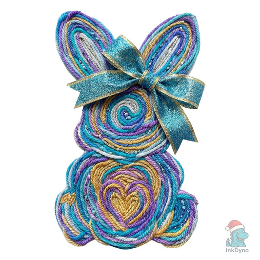 Faux Yarn Easter Bunny Crochet - DTF Transfer