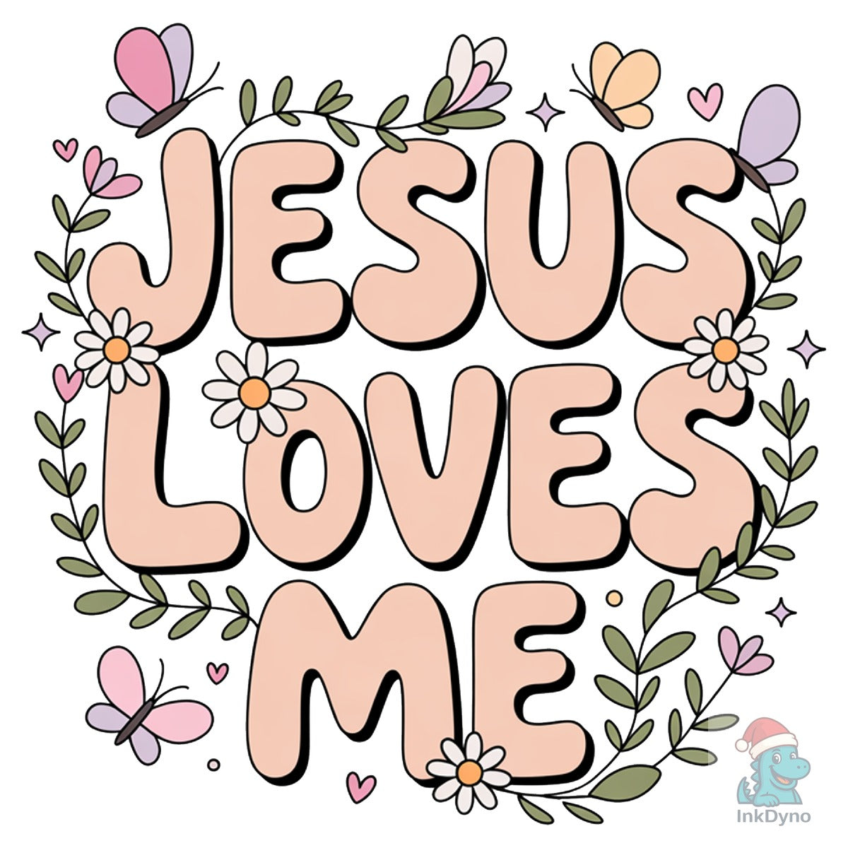 Jesus Loves Me Valentine Christian