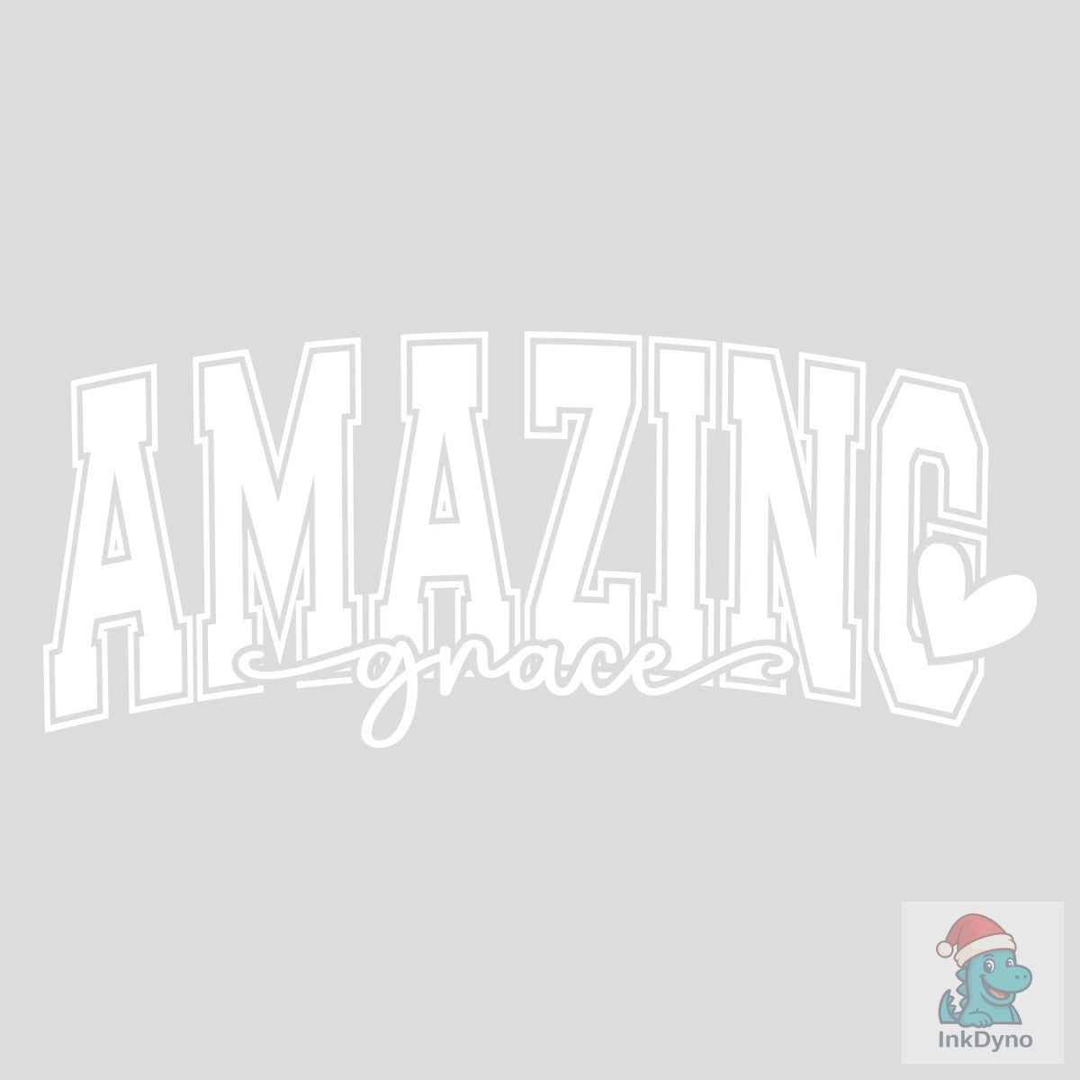 Amazing Grace Typography Retro