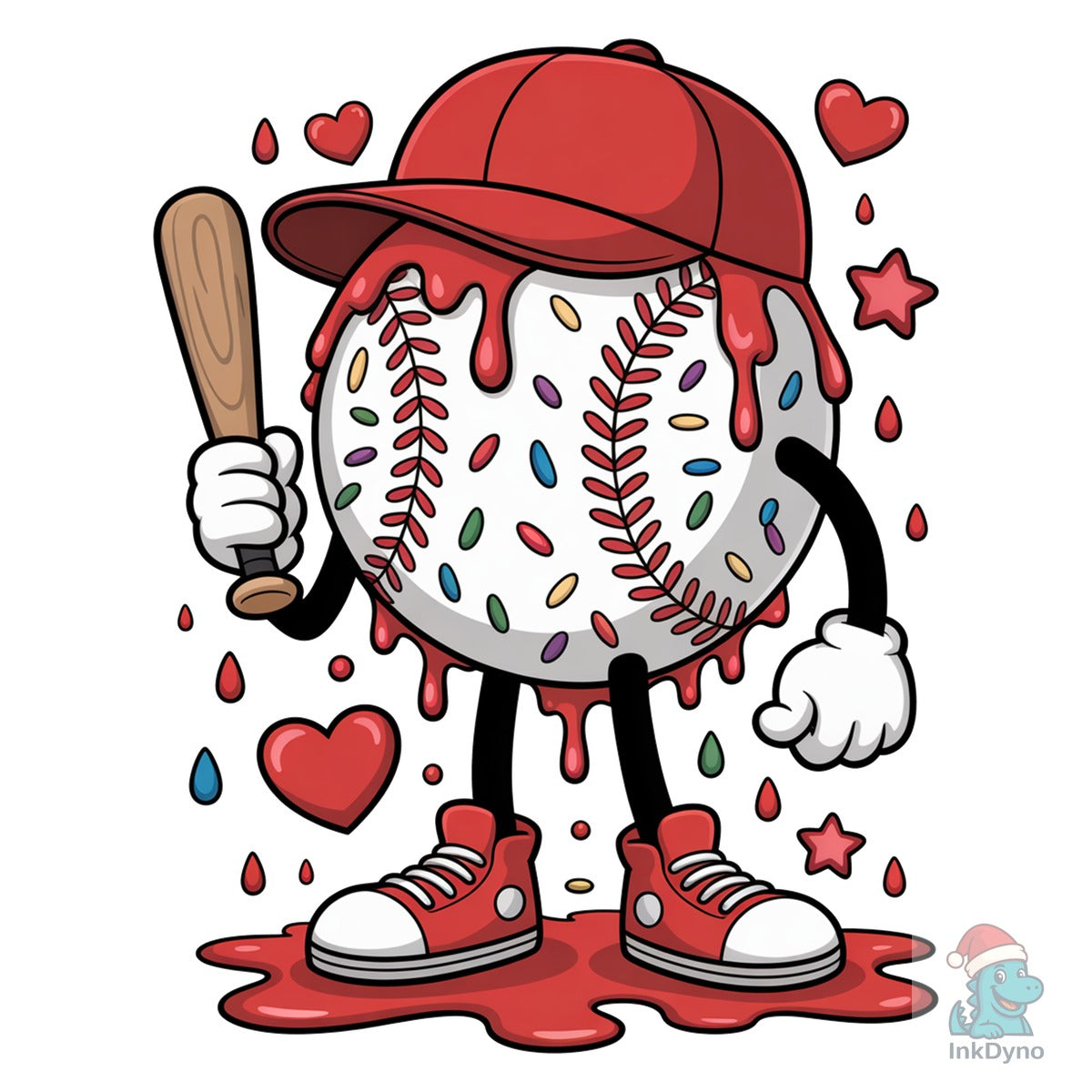 Game Day Baseball Drip Valentine