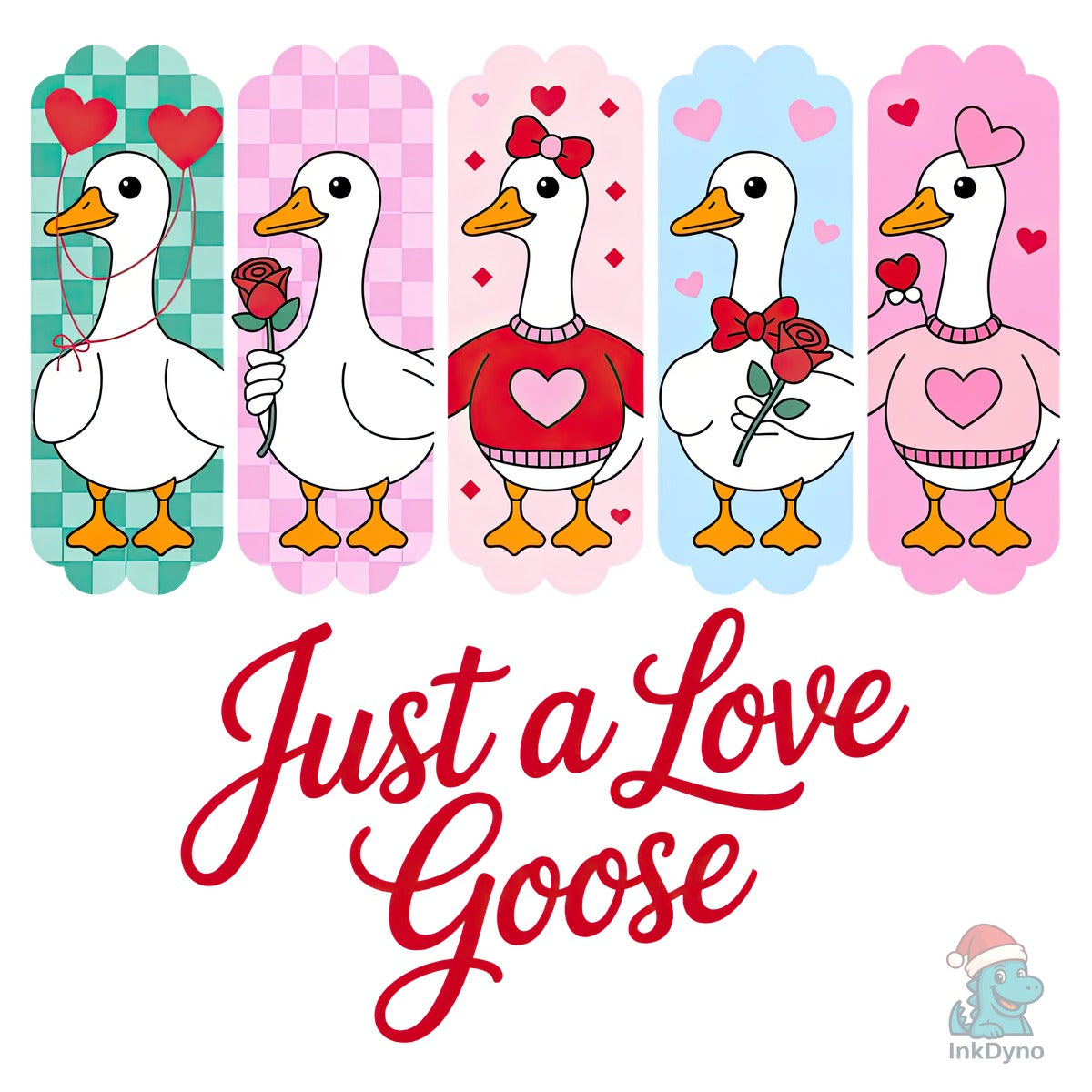 Cute Love Goose Valentine