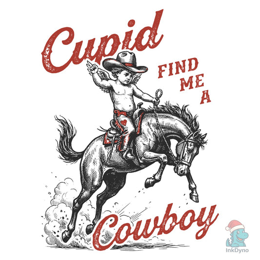 Cowboy Cupid Western Valentine - DTF Transfer