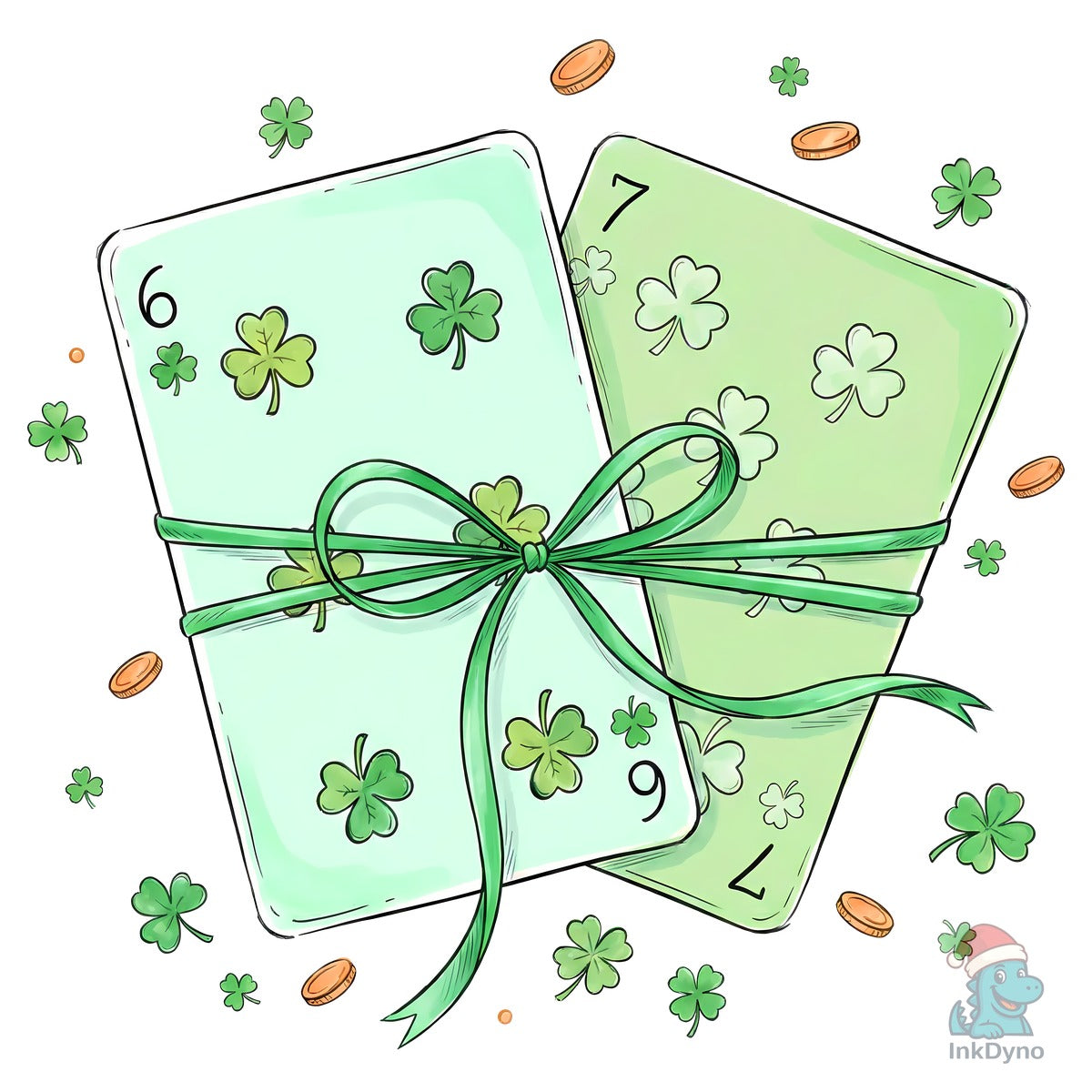 St. Patrick's Day 6 7 Playing Cards