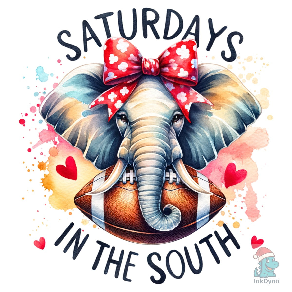 Football Elephant Mascot Game Day