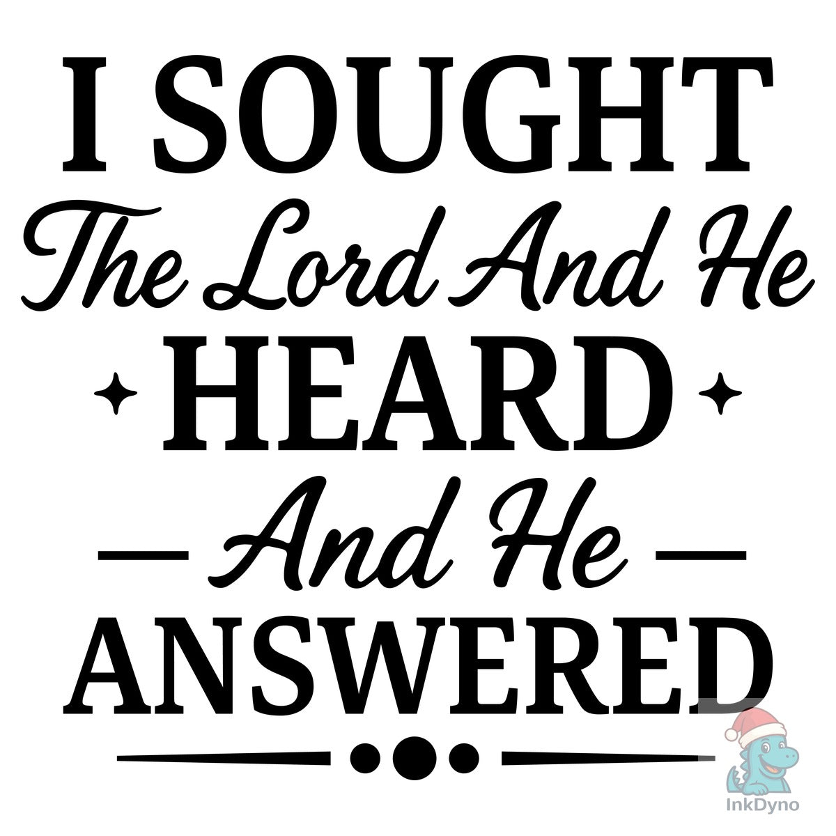 I Sought the Lord Christian