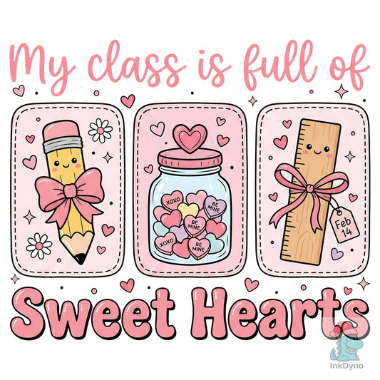 Cute Teacher Valentine Classroom - DTF Transfer