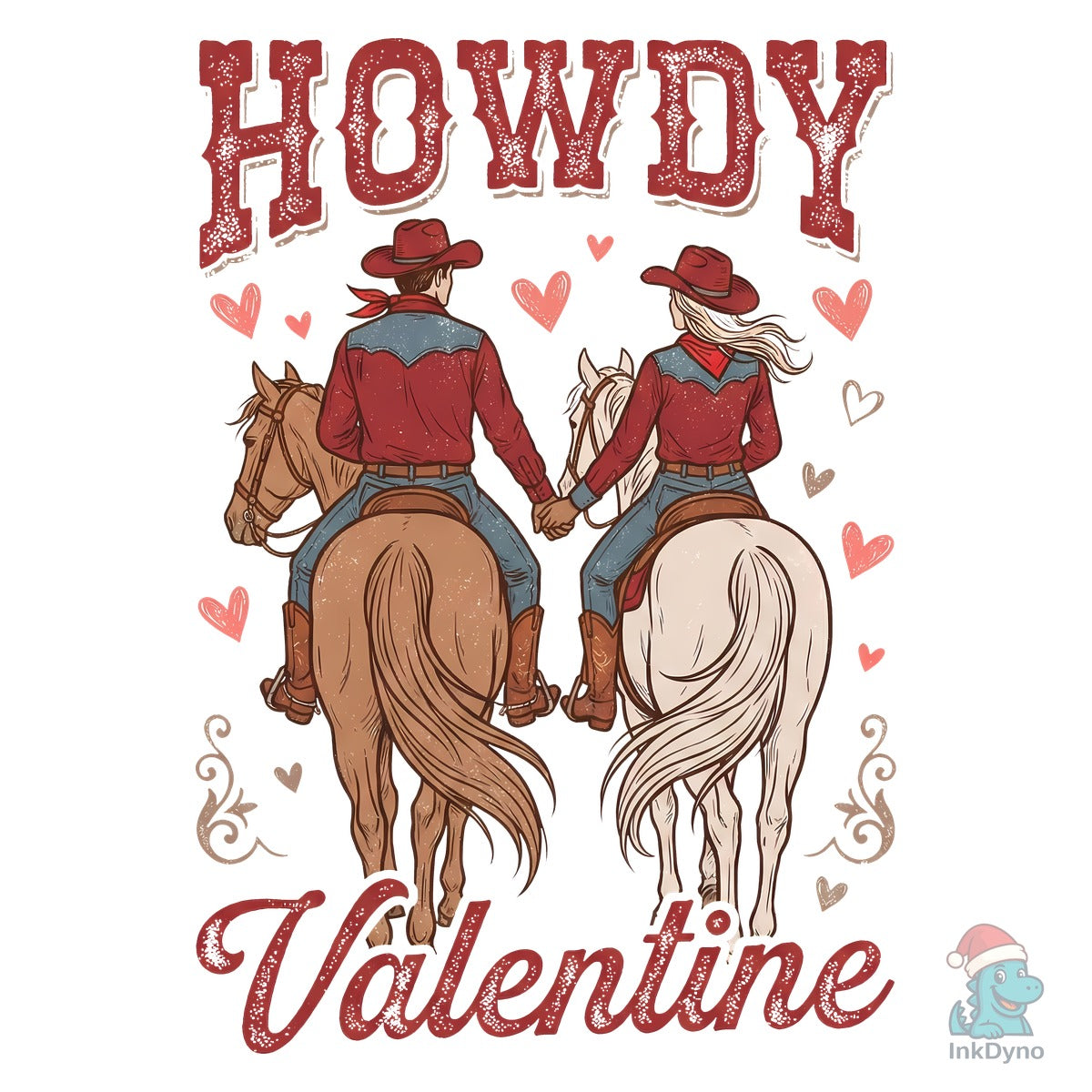 Howdy Valentine Cowboy Couple