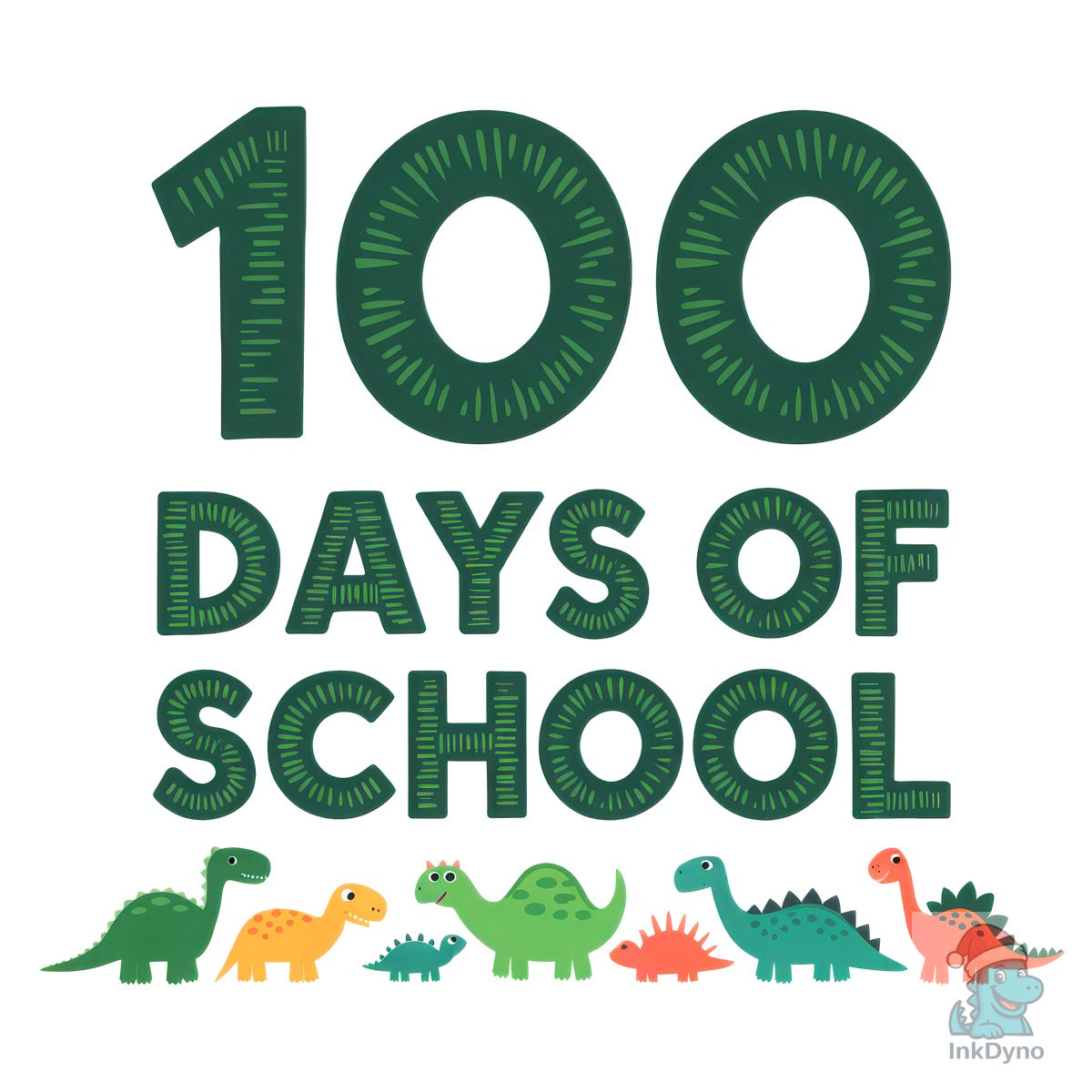 100 Days of School Dinosaurs