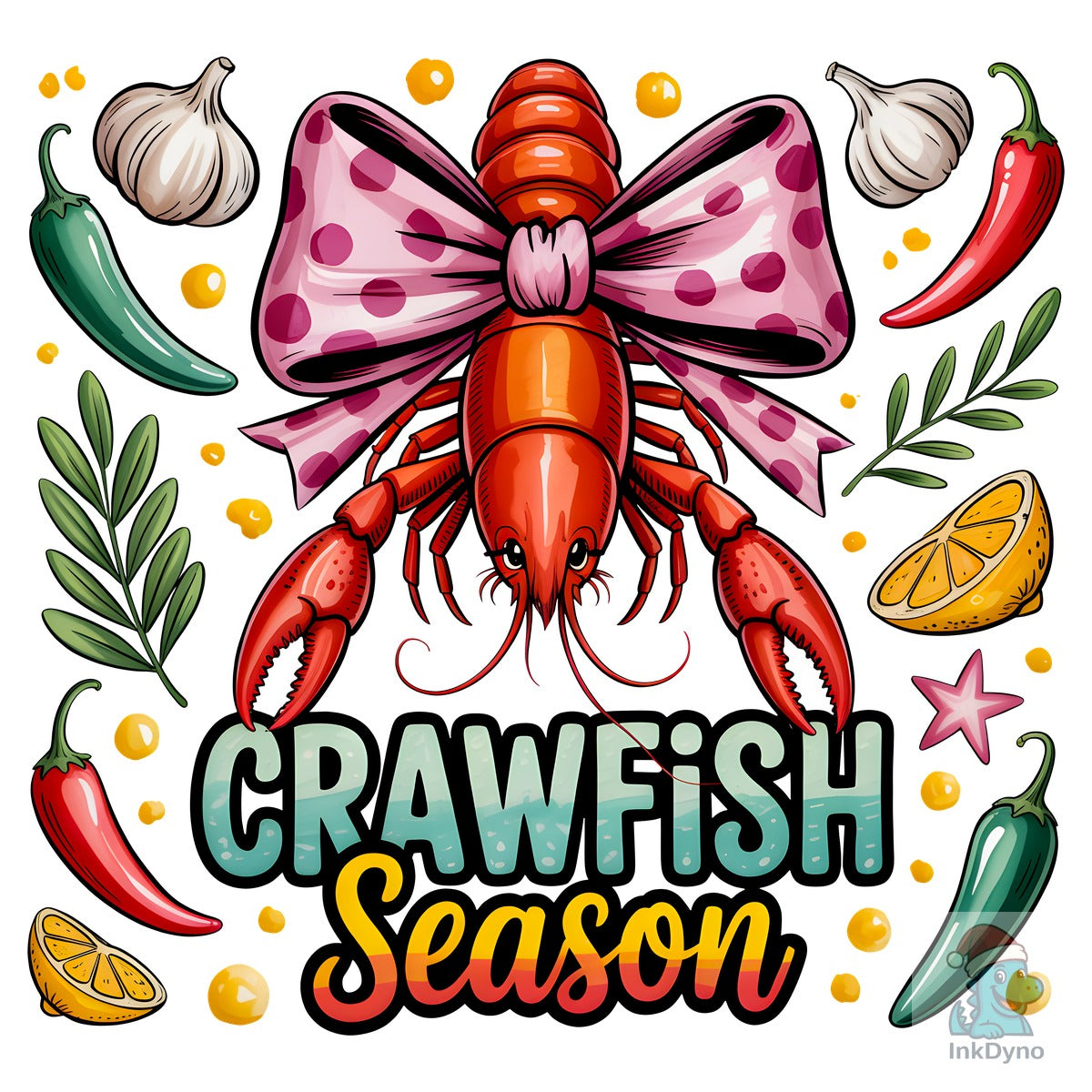 Crawfish Season Preppy Crawfish
