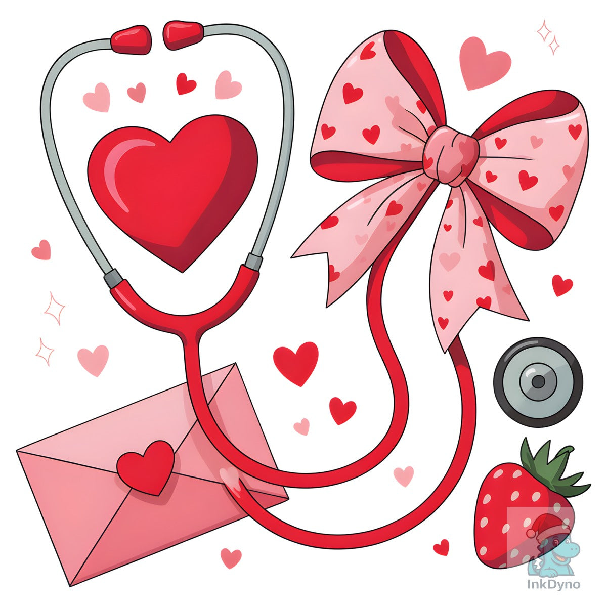 Nurse Valentine Nurse Sublimation