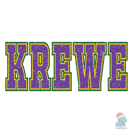 Krewe Mardi Gras Design - DTF Transfer