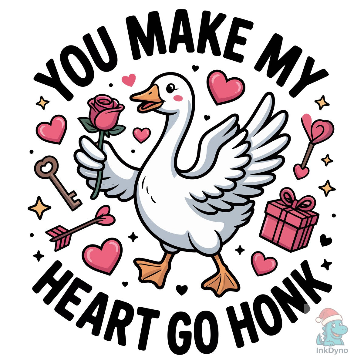 You Make My Heart Go Honk Cute Goose