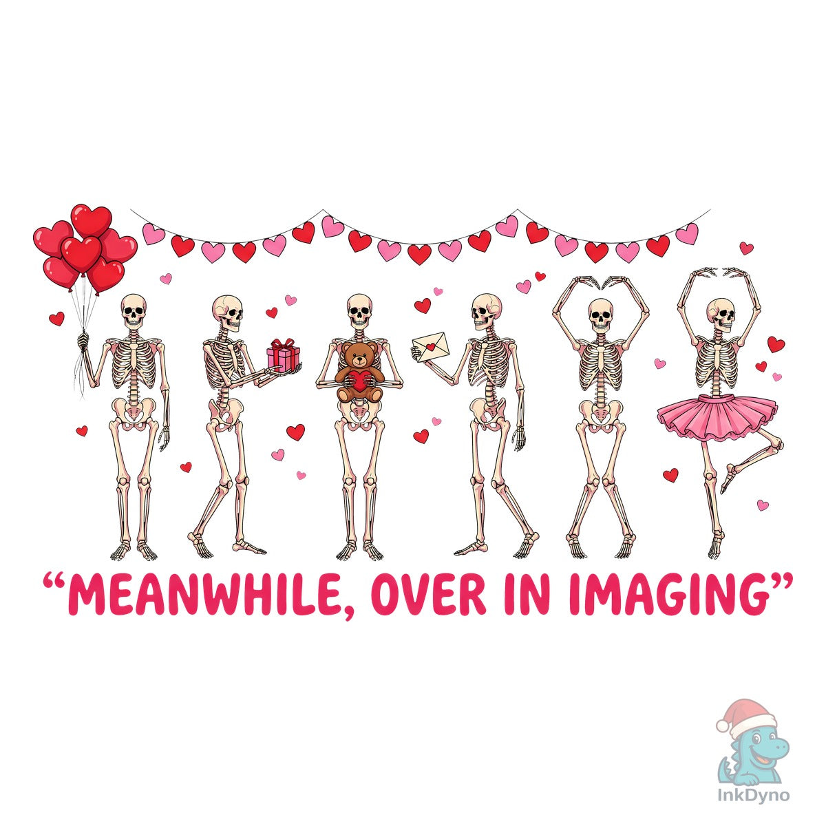 Funny Rad Tech Skeletons Sublimation