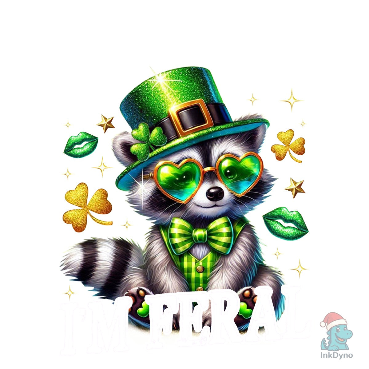 Kiss Me I'm Feral Raccoon