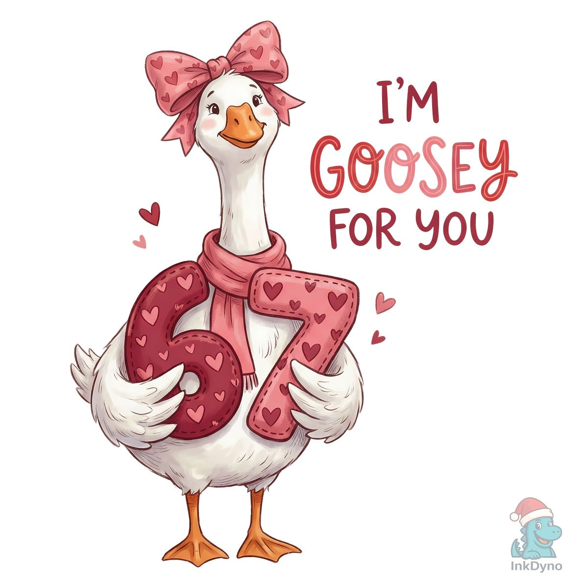 Valentine Goose Six Seven Viral Meme