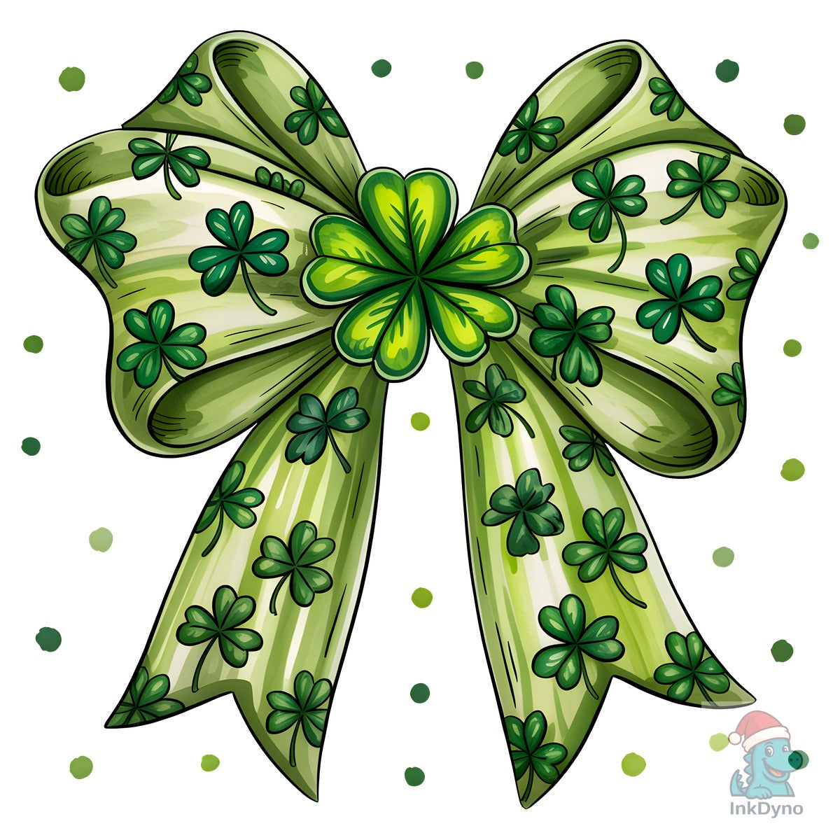 Coquette Patrick's Day Bow