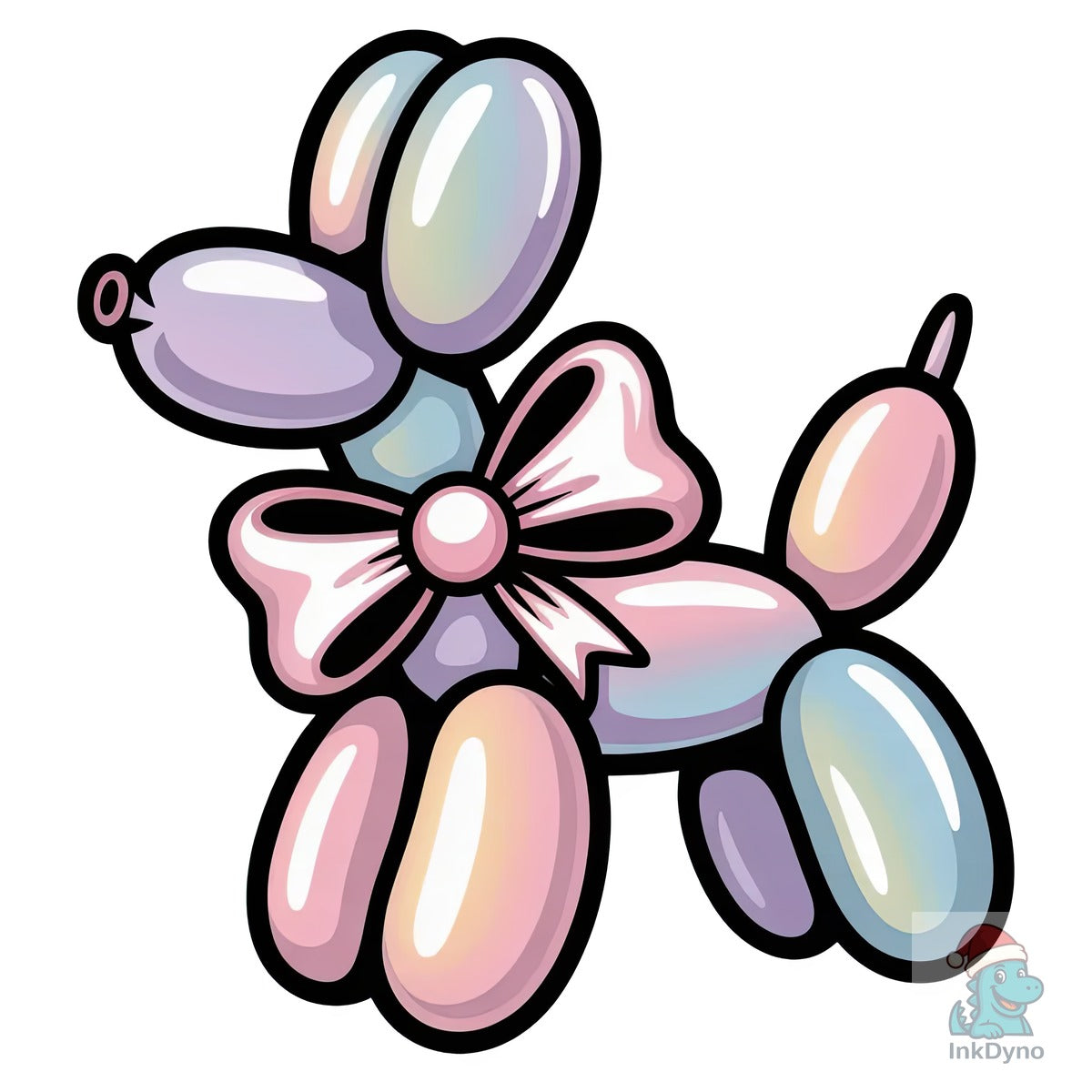 Iridescent Balloon Dog