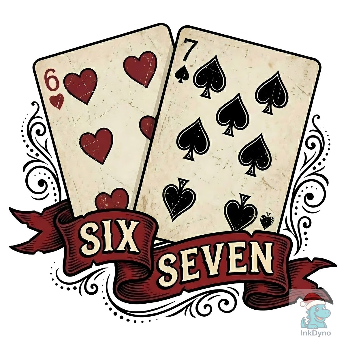 Six Seven 6 7 Viral Meme Playing Cards