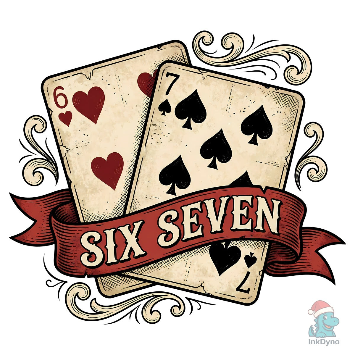 Valentine Six Seven 6 7 Viral Meme Card