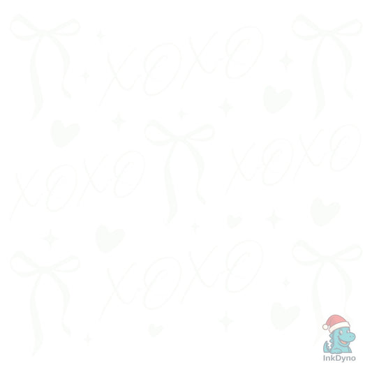 XOXO Valentine Bow Valentine Shirt - DTF Transfer