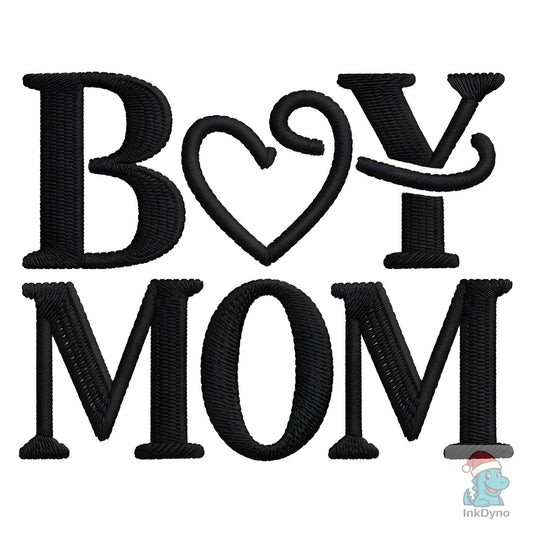 Boy Mom Infinity Heart Design - DTF Transfer
