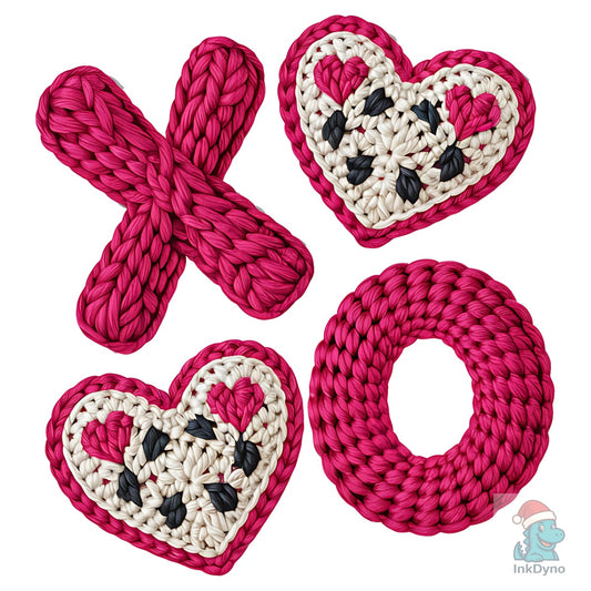 Latch Hook Yarn Xoxo Faux Yarn - DTF Transfer