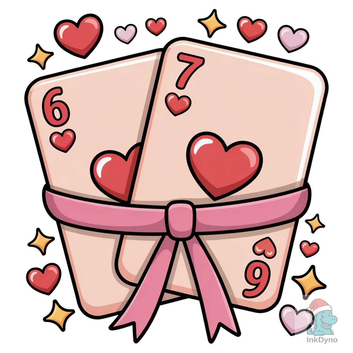 Preppy Playing Cards 67 Valentine