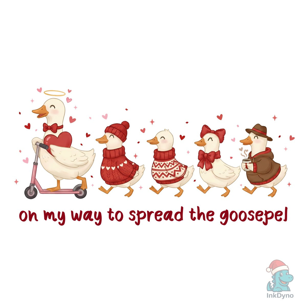 Valentines Day Christian Hospel Goose