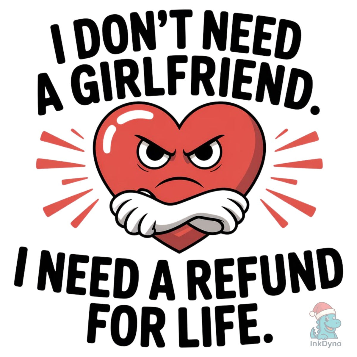 Anti-Valentine's T-shirt Design