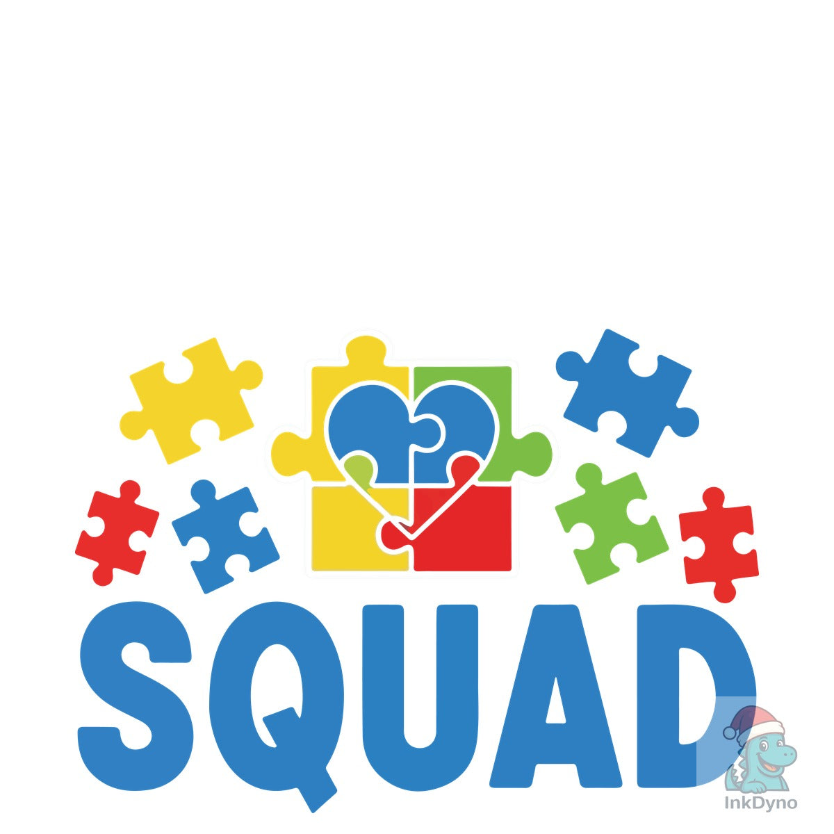 Autism Support Squad T-shirt Design