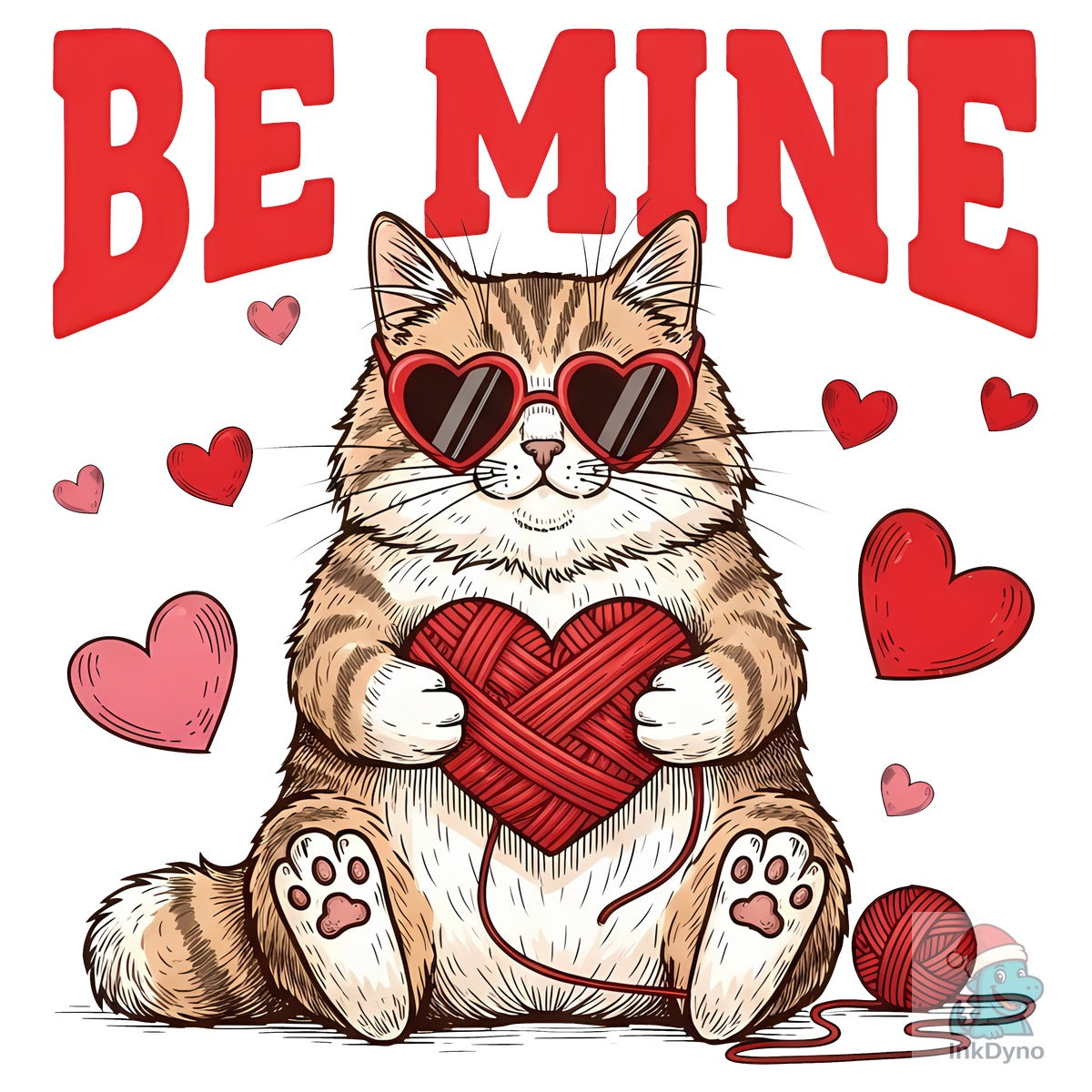 Be Mine Cute Cat Valentine's Day