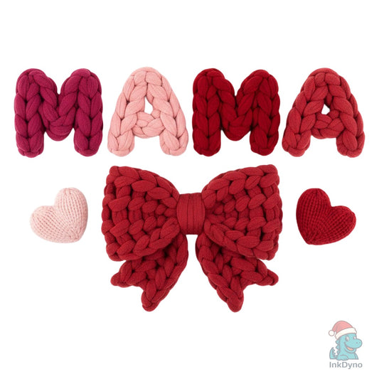 Faux Yarn Mama Valentine's - DTF Transfer