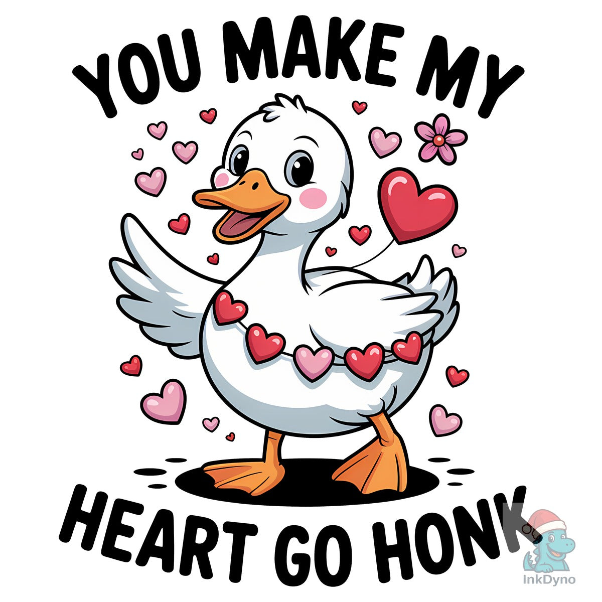 Valentine Goose Funny Love Quote