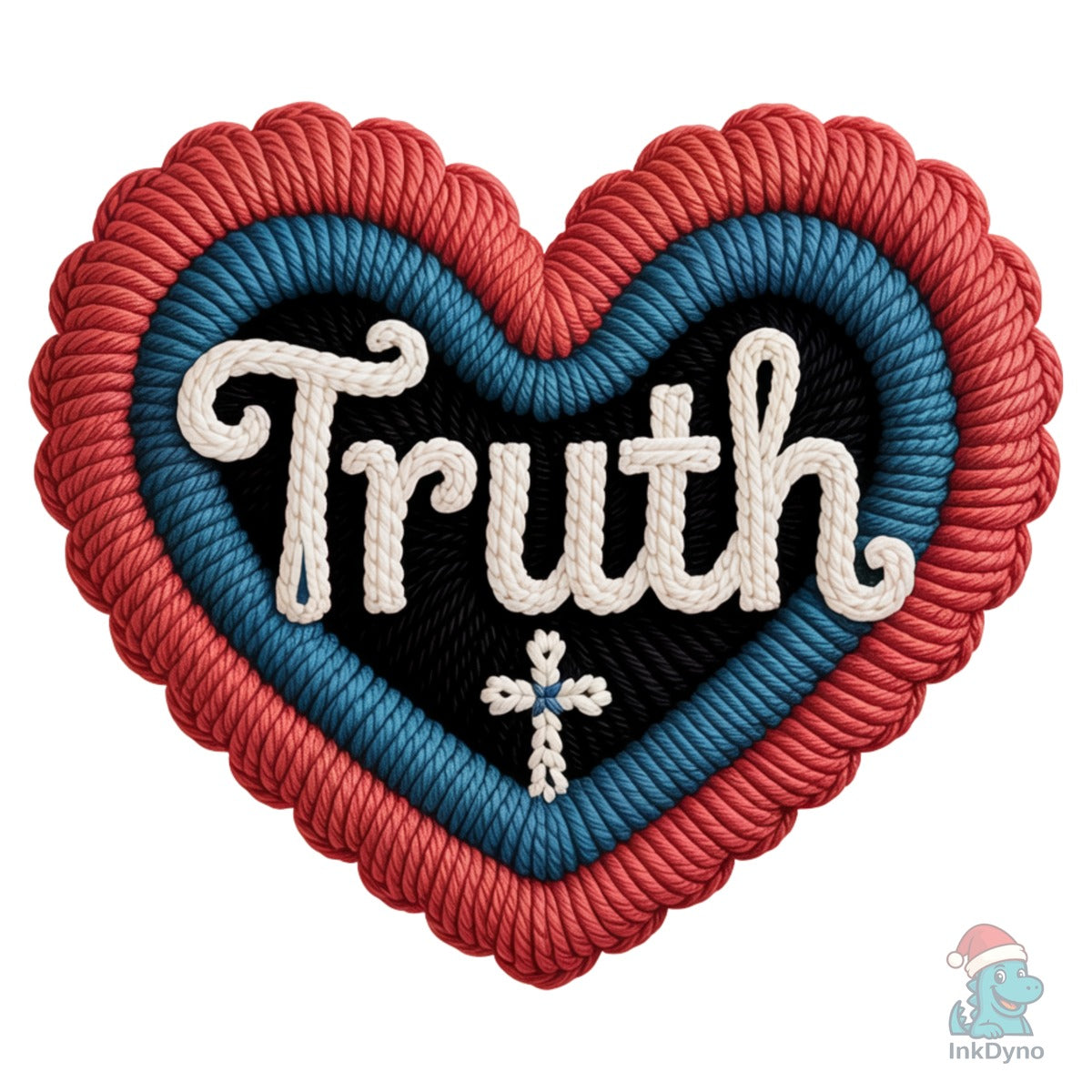Faux Yarn Christian Valentine