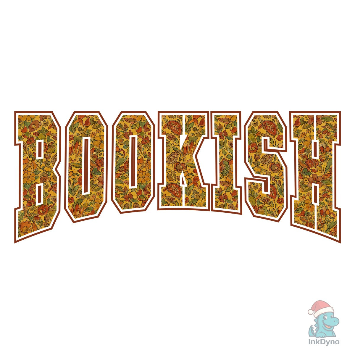 Boho Flower Book Floral Fall Bookish