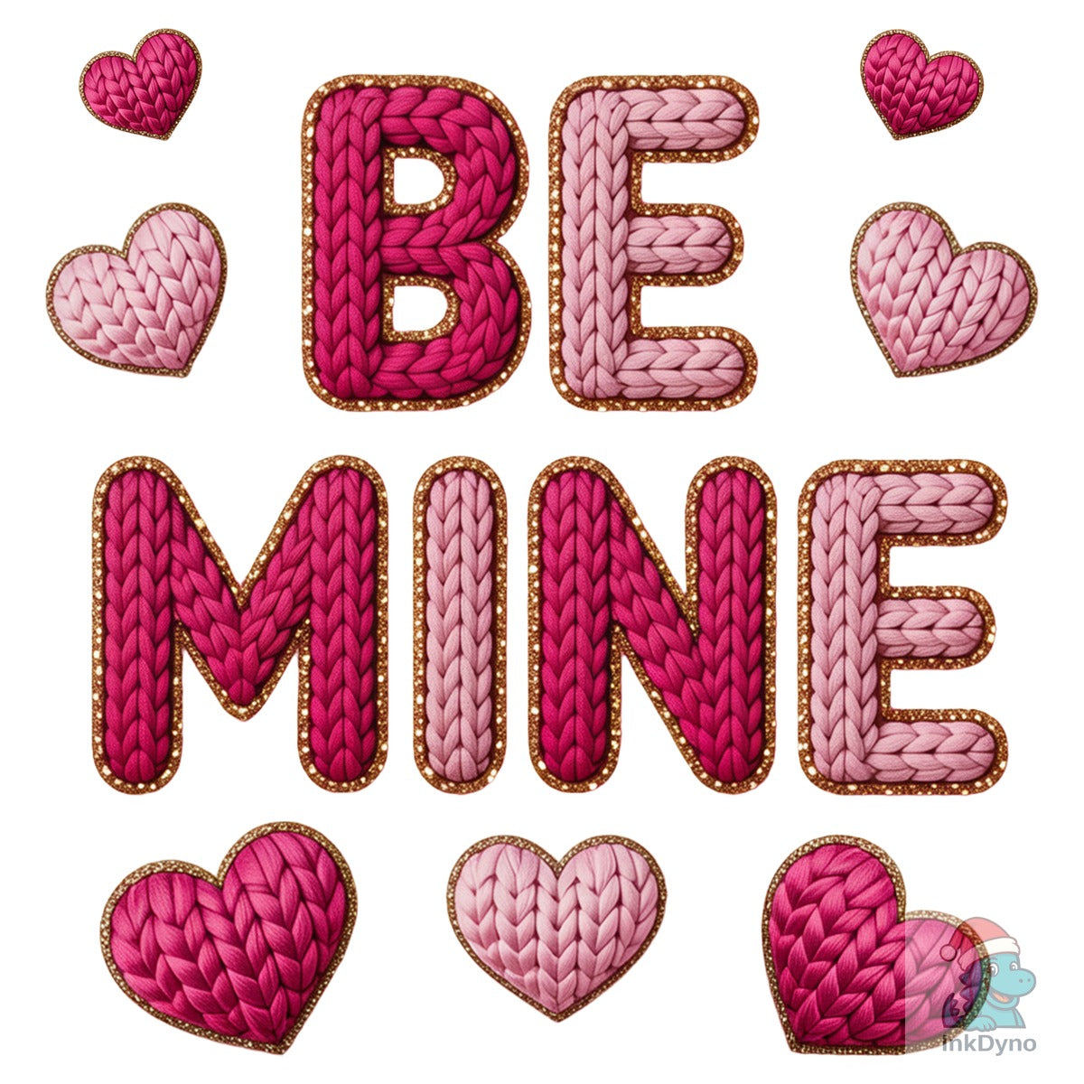 Faux Yarn Be Mine Valentine's