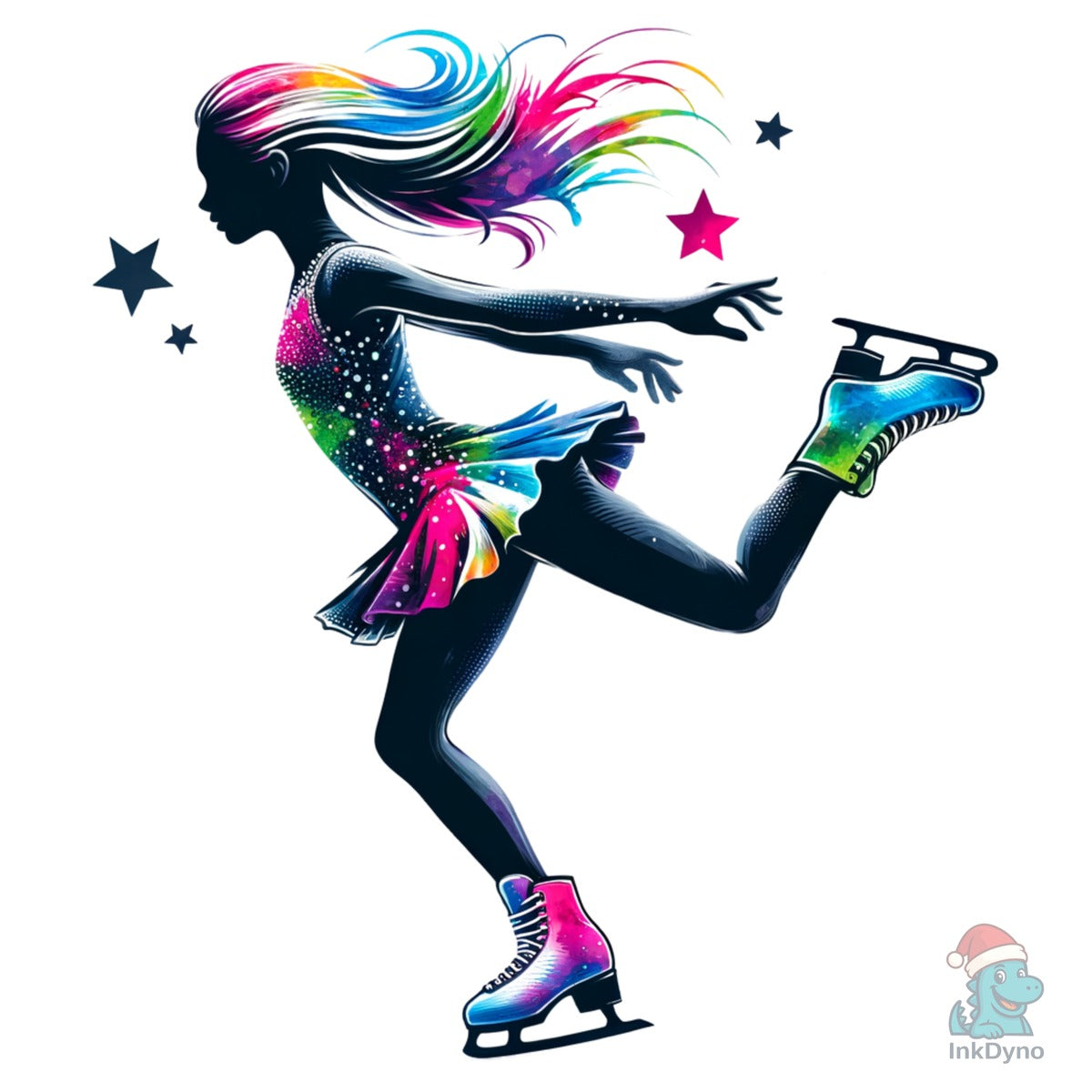 Ice Skater Girl Figure Skating