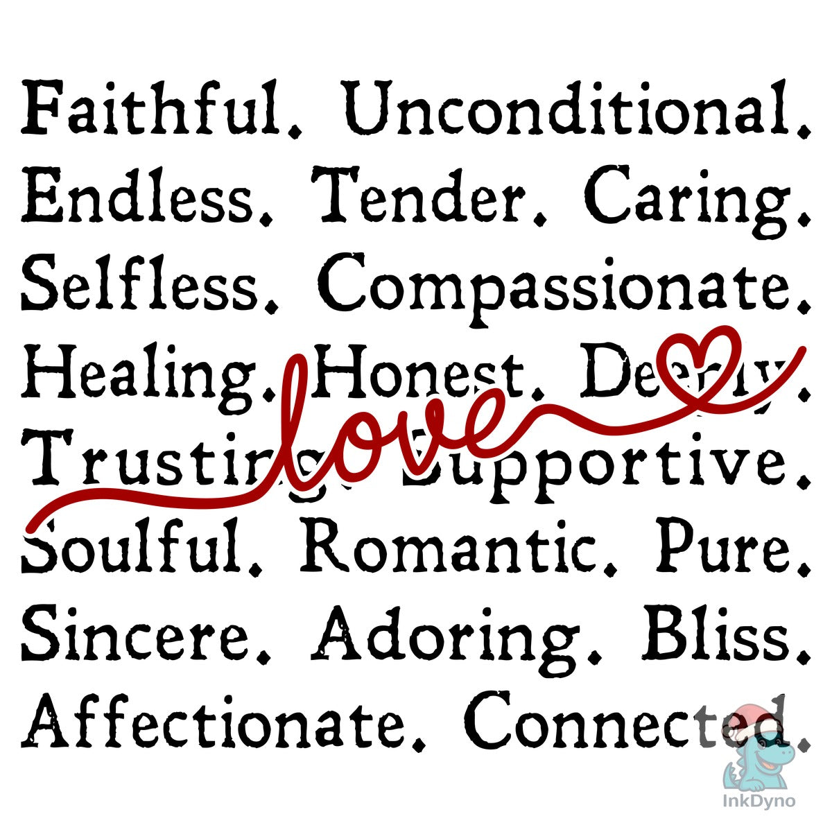 Love Words Valentine's Day