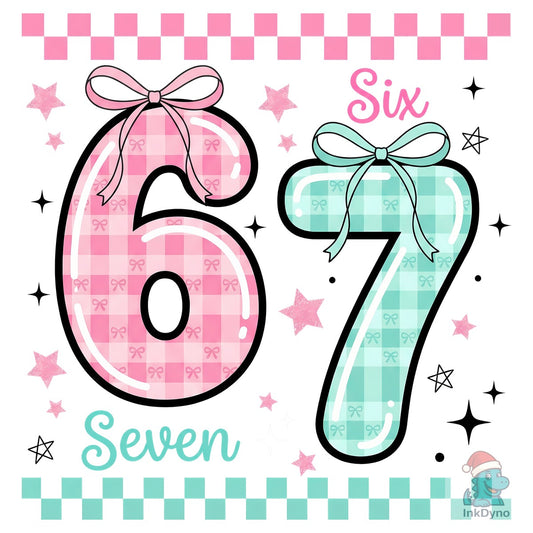 Valentine Funny 6 7 Six Seven Meme - DTF Transfer