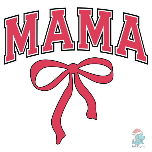 Coquette Bow Valentine Mama Varsity - DTF Transfer
