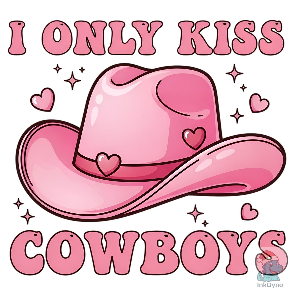 Valentine's Day I Only Kiss Cowboys