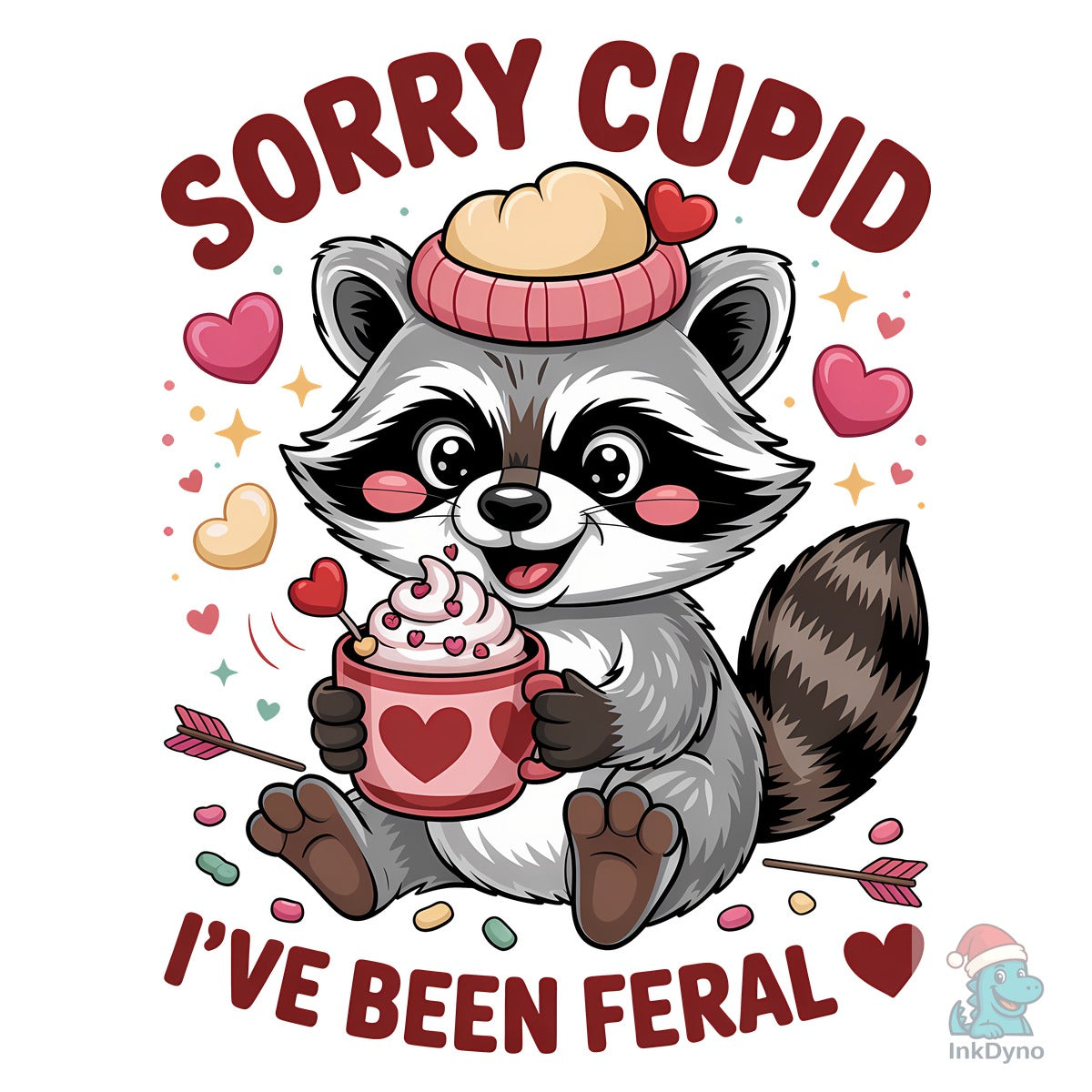 Funny Raccoon Anti-valentine Love Shirt