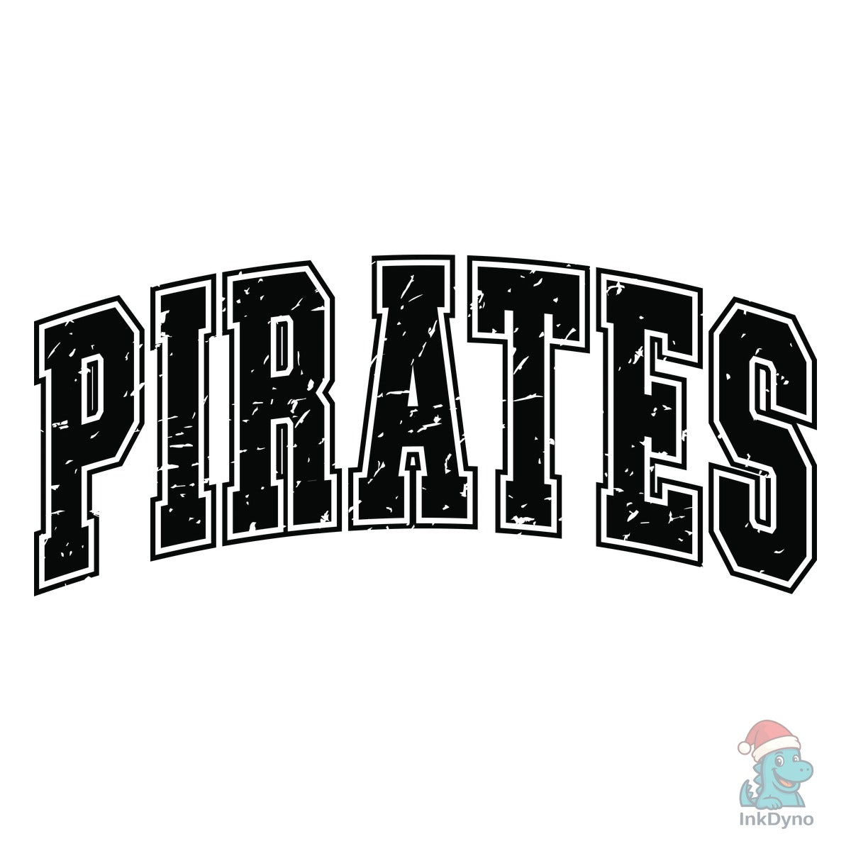 Retro Pirates Distressed Pirate Team