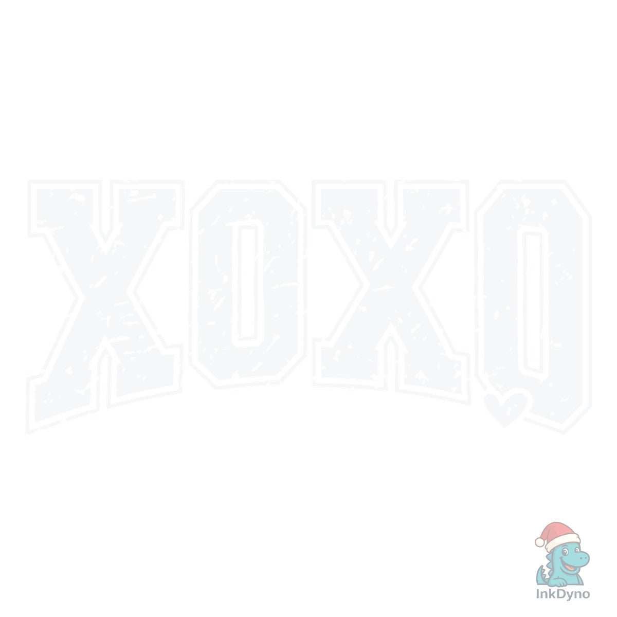 Retro Valentine XOXO Varsity Heart