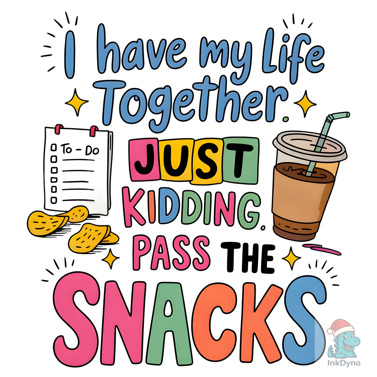 Sarcastic Snacks Retro Adult Humor
